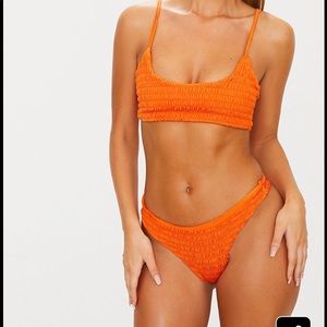 Burnt orange bikini set